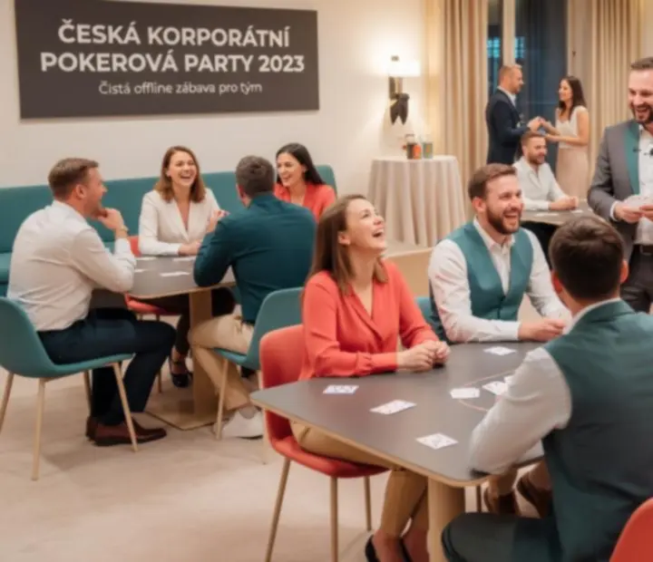 Ukázky z realizovaných pokerových eventů v českých firmách